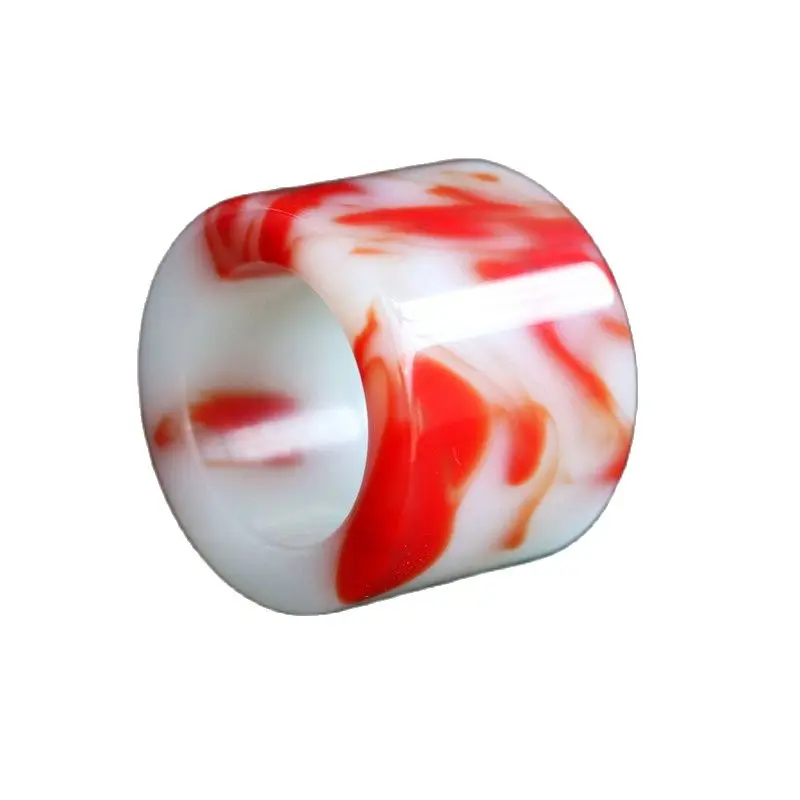 

Xinjiang Red and White Jade Finger Ring Raw Mine and Tian Jade and Red Jade Finger Ring Men and Women
