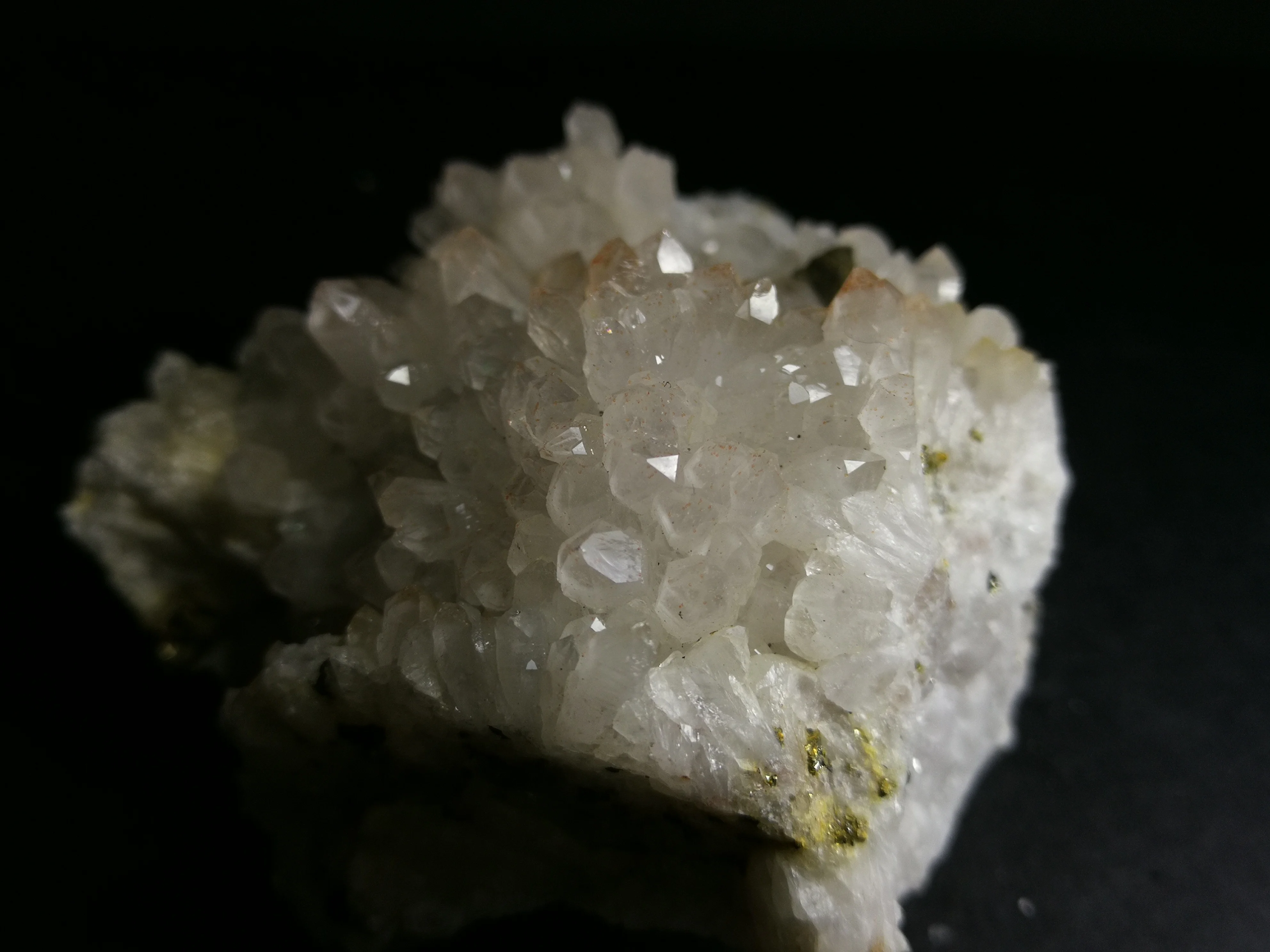 Минеральный Образец кварца gPyrite 146 3 натуральный кластер белого кристалла|Камни| |