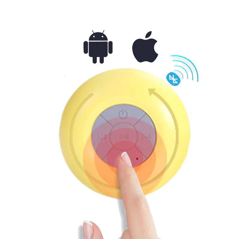 Водонепроницаемый беспроводной Bluetooth динамик ванная комната мини Модные
