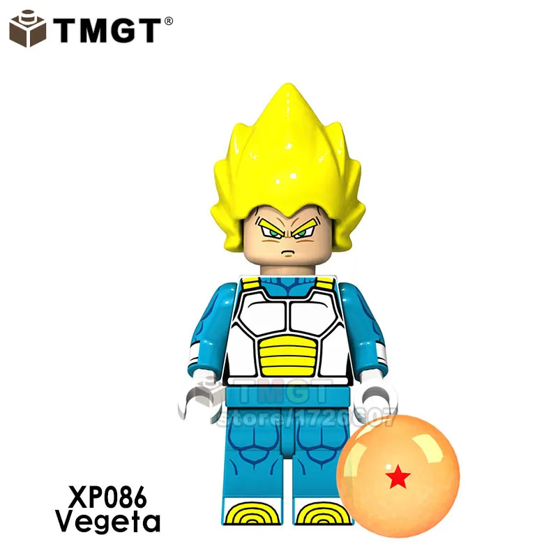 Одна распродажа Dragon Ball Z Сон Гоку гогета плавки ланч-маи Android 17 строительные блоки игрушки для детей - Цвет: XP086-Vegeta