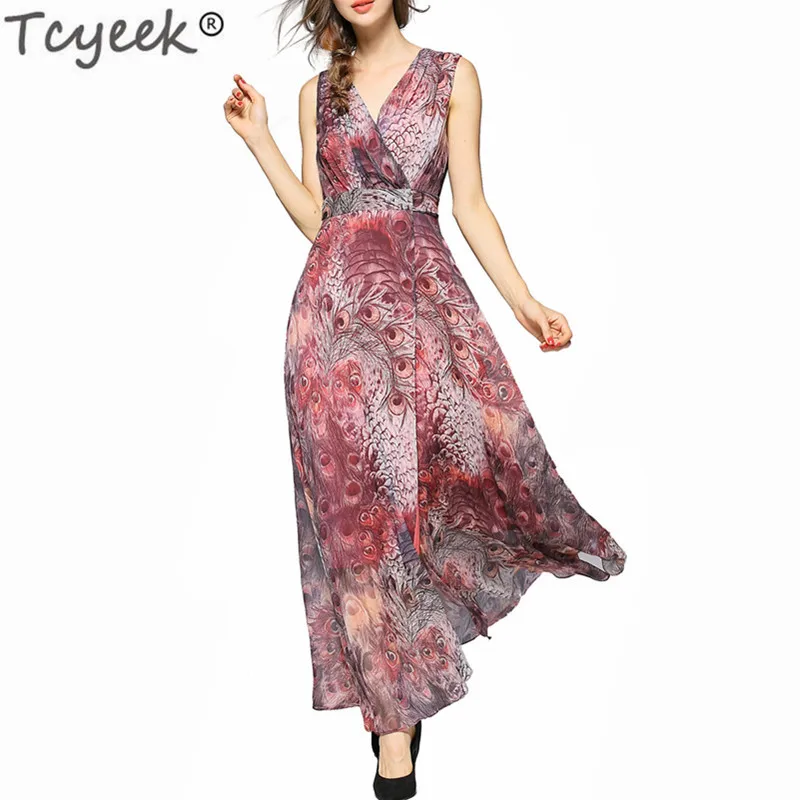 Сексуальное платье с v образным вырезом женское пляжное летнее шифоновые платья