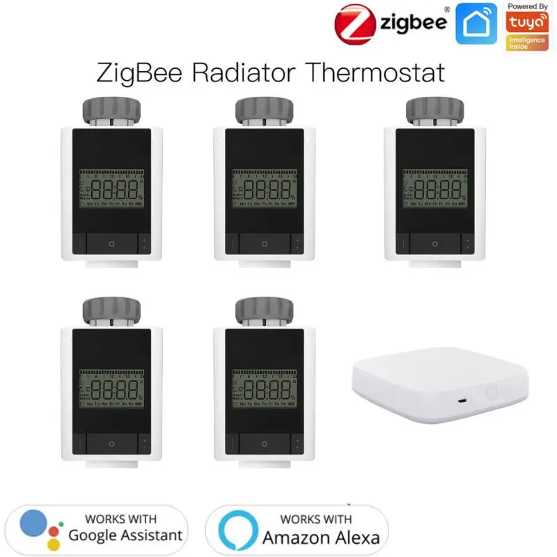 

Термостат Tuya ZigBee с умным домом и Alexa