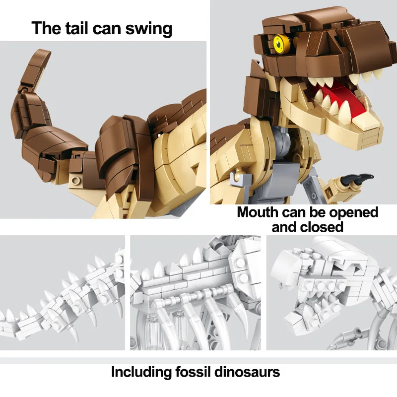 Конструктор Динозавр из серии Мир Юрского периода 700 + шт. | Игрушки и хобби