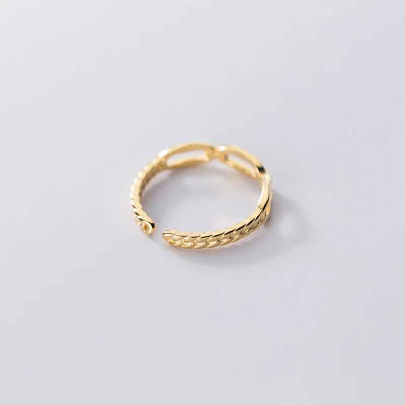 

La Monada 56-61mm Silver Ring 925 Korean Rings For Women Silver 925 Sterling Irregular Oval Stylish Rings For Girls On Finger