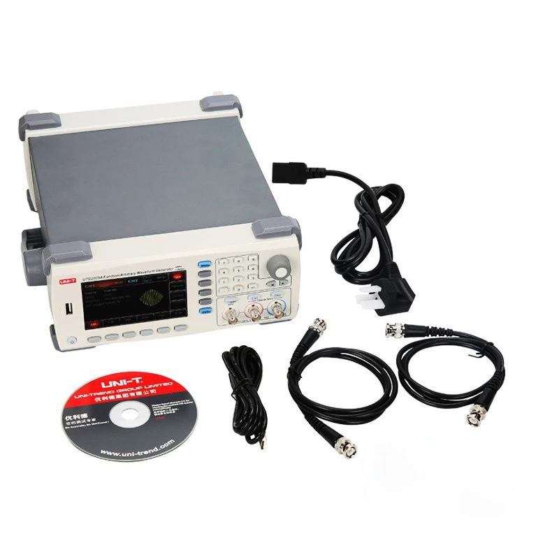 

UNI-T UTG1010A 125MS/s 1CH 14-bit Vertical Resolution 4.3 Inch TFT LCD Arbitrary Waveform Generator 10MHz Wave Signal Generator