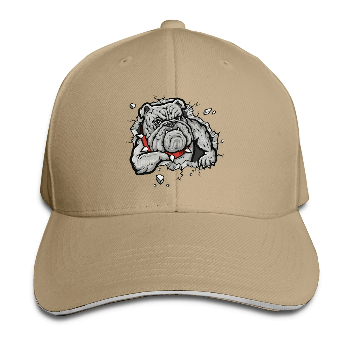 

English Bulldogs T man's woman's Fashionable breathable Sun Caps