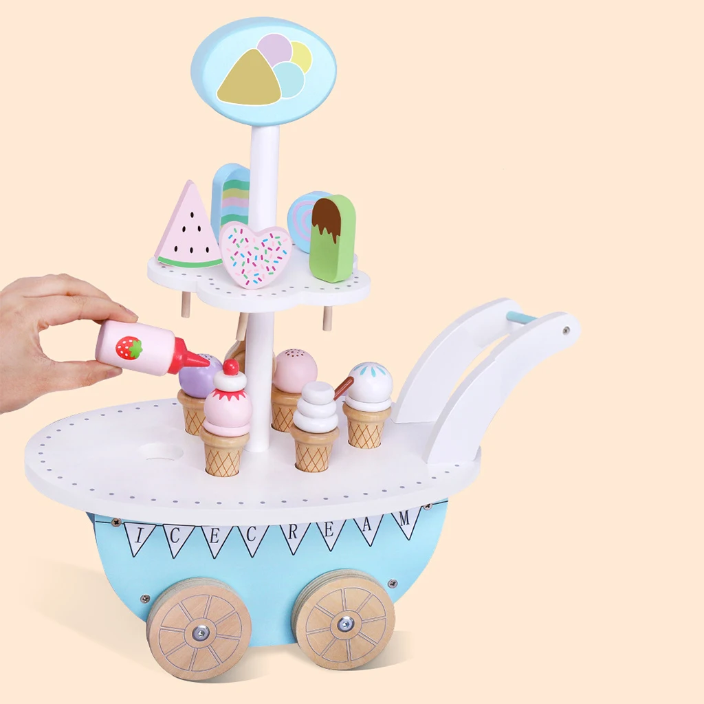 

Ice Cream Car Toy Role Play Toys Kitchen Toys Toy Playset Ice Cream Cart
