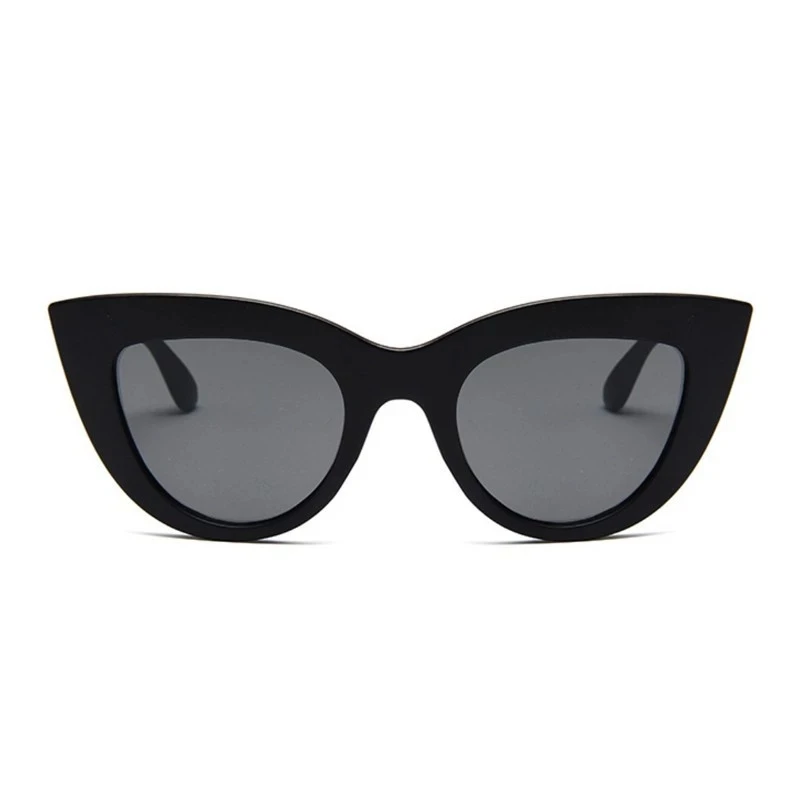 

2021 Retro Cat Eye Sunglasses Women Brand Designer Vintage Cateye Black Sun Glasses Female Lady UV400 Oculos