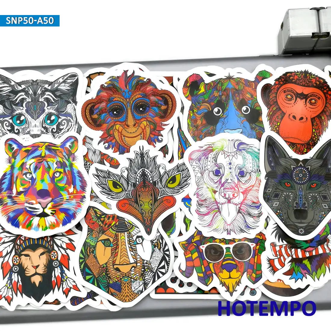 50 шт. Тотем ноги микс модных арт плотные куртки с рисунками животных и граффити
