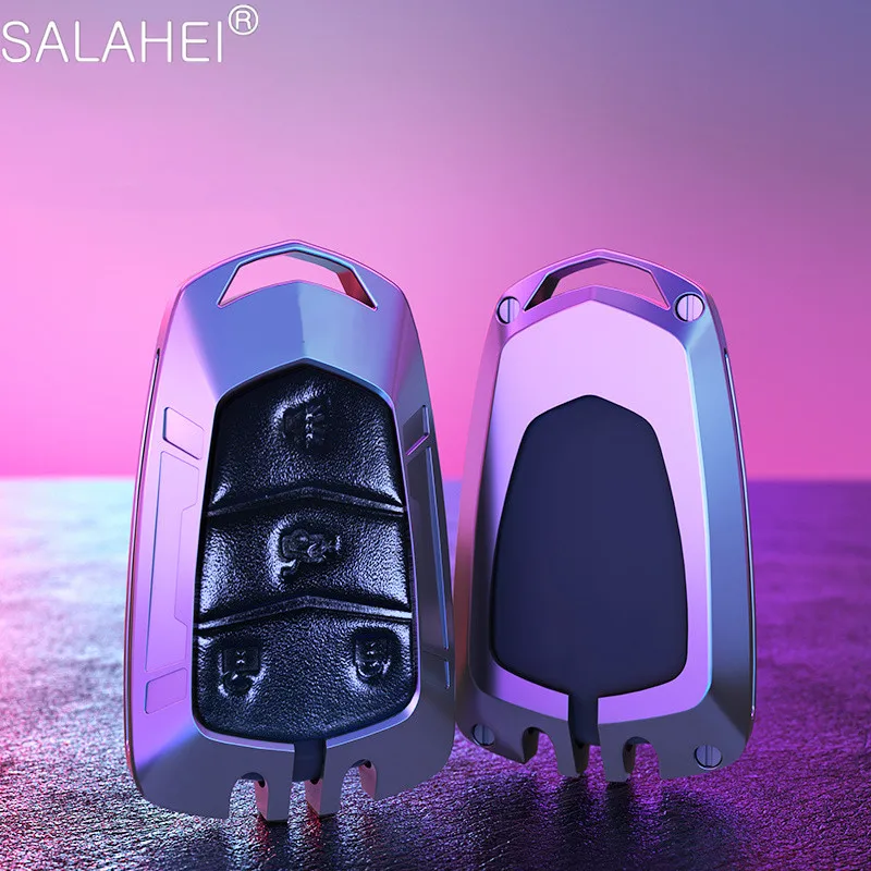 

Car Key Case Holder Shell For Cadillac ESV Escalade CTS XTS SRX ATS 2015 2016 2017 2018 CT5 XT5 XT6 Car Protction Accessories