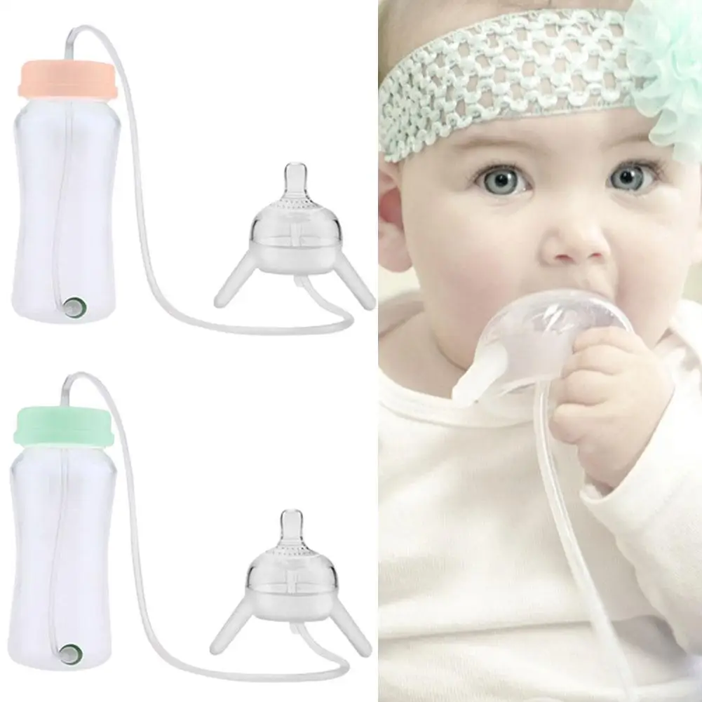 

Fidget Toys High Quality Safe And Non-toxic Separate Child-mother Bottle With Imitation Milk Straw Weaning Bottle Long Baby