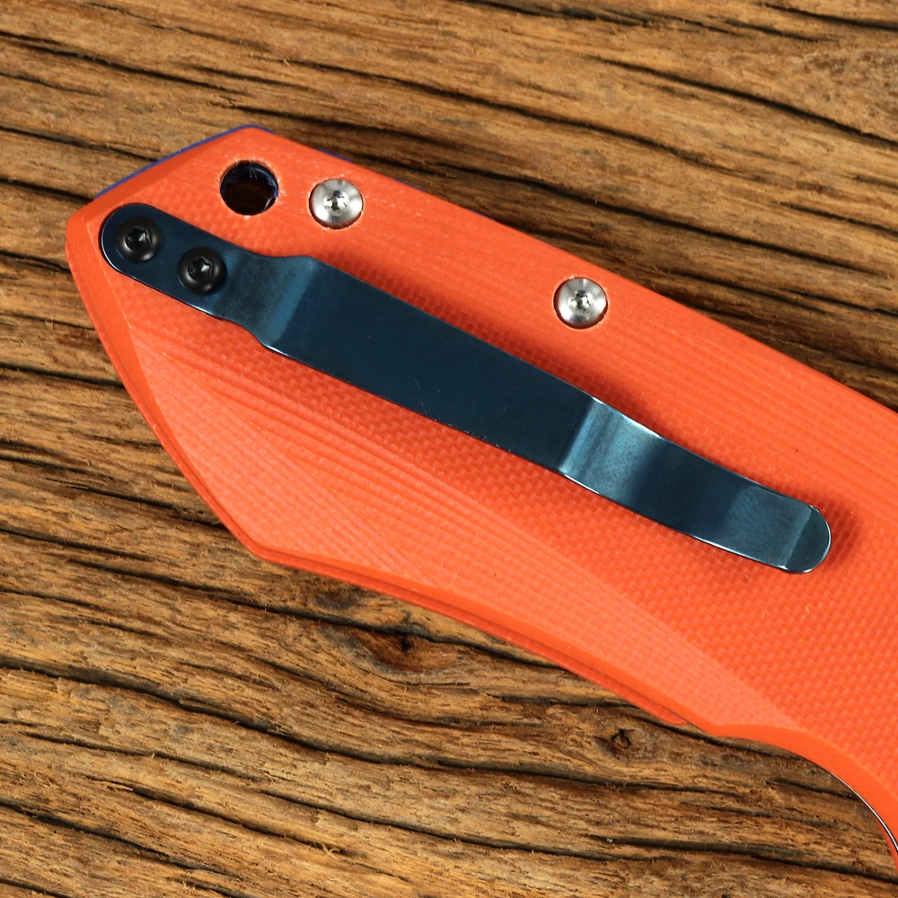 

WePe Sample Camping Bearing Folding Knife 8CR Stainless Steel Blade G10 Handles Outdoor Pocket Hunting Survival EDC Fish Cutter