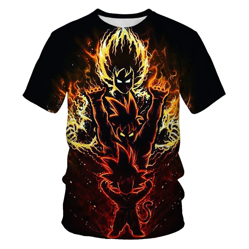 

2022 Funny Graphic T-Shirt Anime Harajuku Top Summer 3D Men's T-Shirt Fashion Boy Clothing Plus Large Size Street Short Sleeve