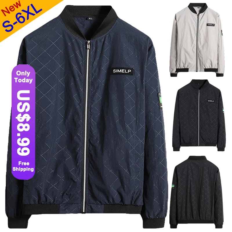 Оригинальные брендовые весенние куртки для мужчин повседневная Осенняя тонкая