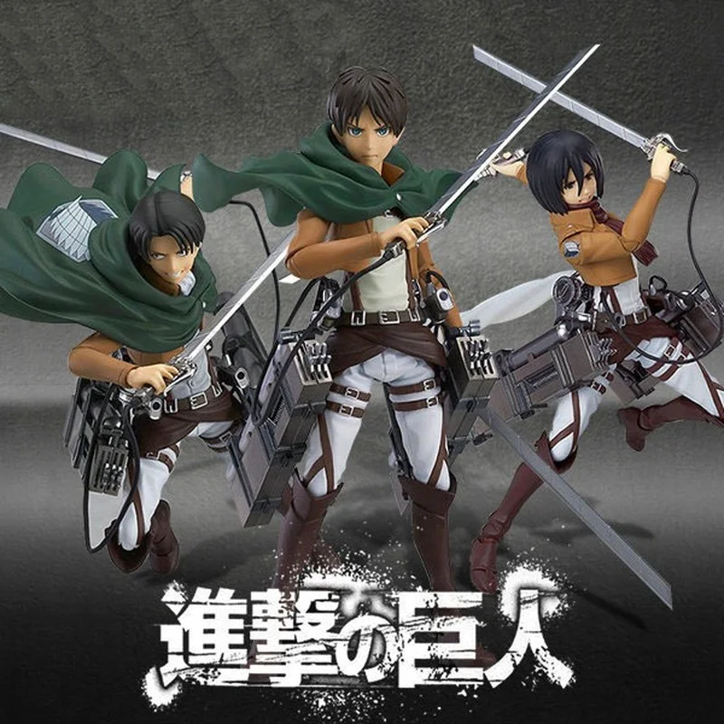 

Фигурка «атака на Титанов» shкруги но Kyojin, фигурка Max Factory figma #207 Эрена йера Леви, ПВХ экшн-фигурка, игрушка, статуя из коллекции