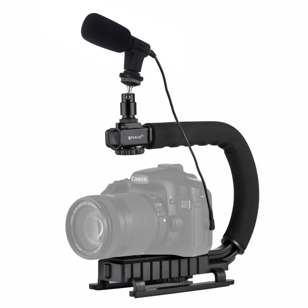 PULUZ u-образный шарнирный шарнир DSLR портативный ручной Держатель DV стабилизатор