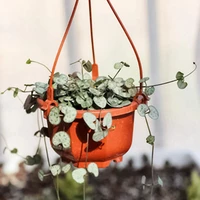 flower pot eco friendly drainage hole plastic modern hanging flower pot holder nursery planter grow box home garden home decor