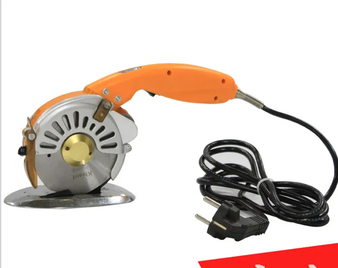 

Промышленные электрические ножницы, ручное круглое лезвие 110 В/220 В, машина для резки ткани, бесшумный сервопривод, Электрический круглый но...