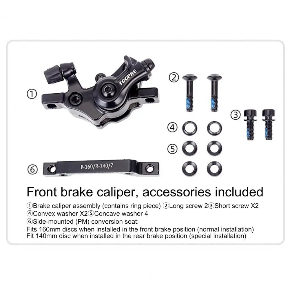 50% горячая Распродажа TOOPRE Универсальный Велосипедный Гидравлический дисковый