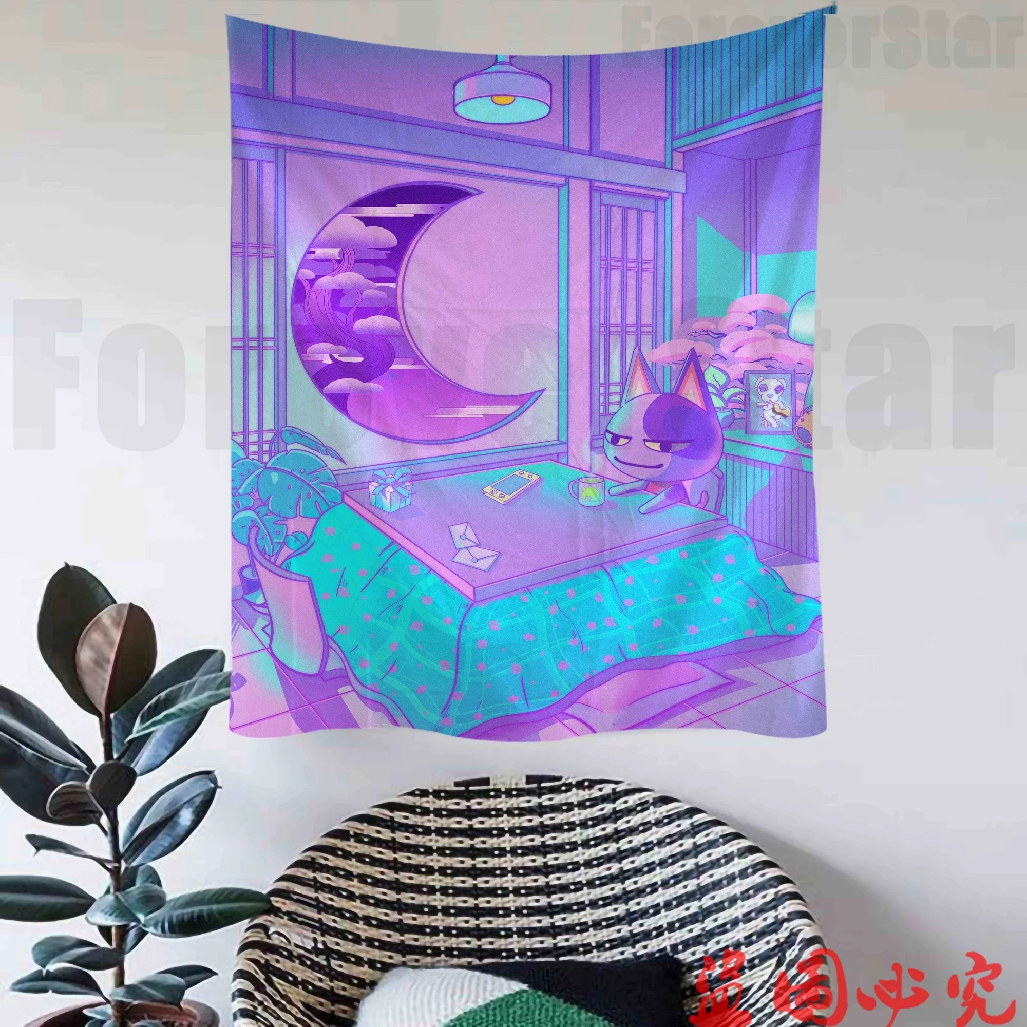 

Comics Kawaii Room Decor Tapestry Hippie Romantic Macrame Tapestry Wall Hanging Refreshing Decor Room Decoration Tapestry