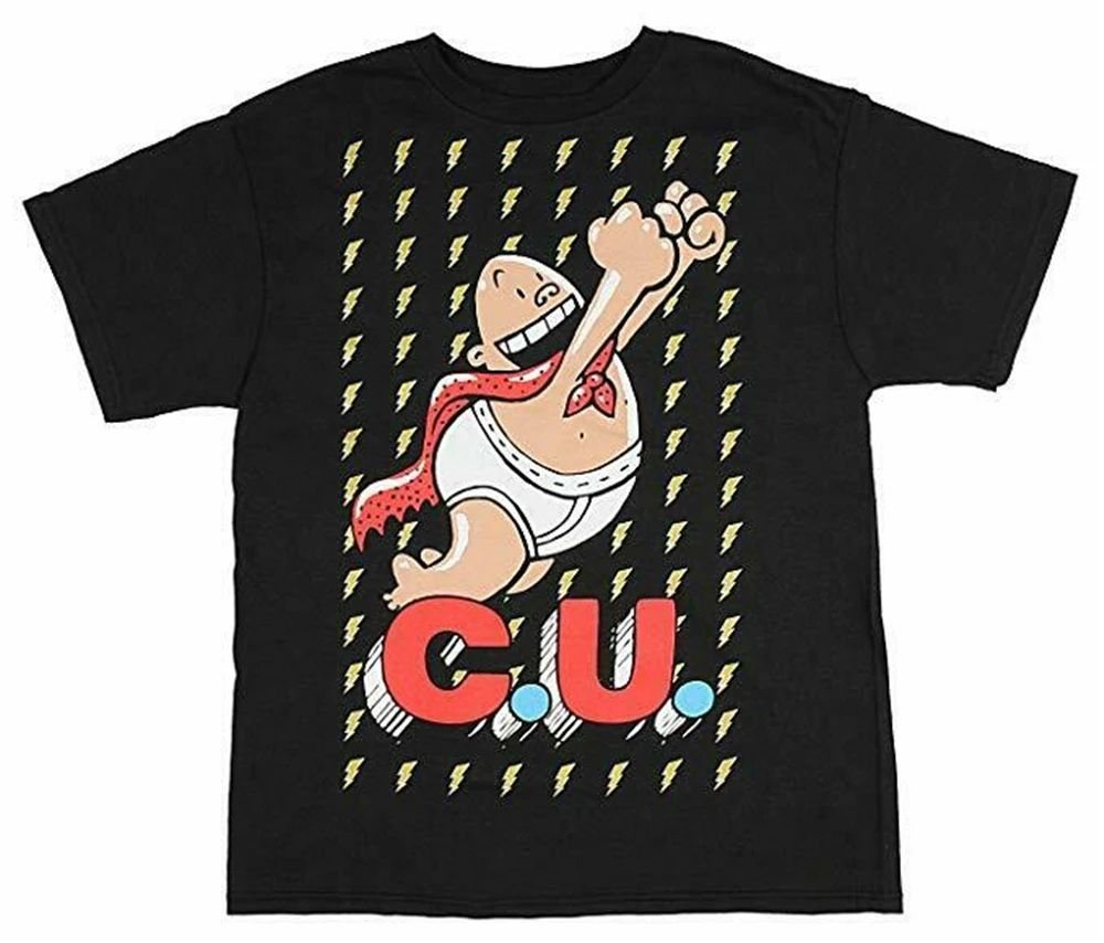 Трусы капитана для больших мальчиков C.U. Новая футболка с короткими рукавами и