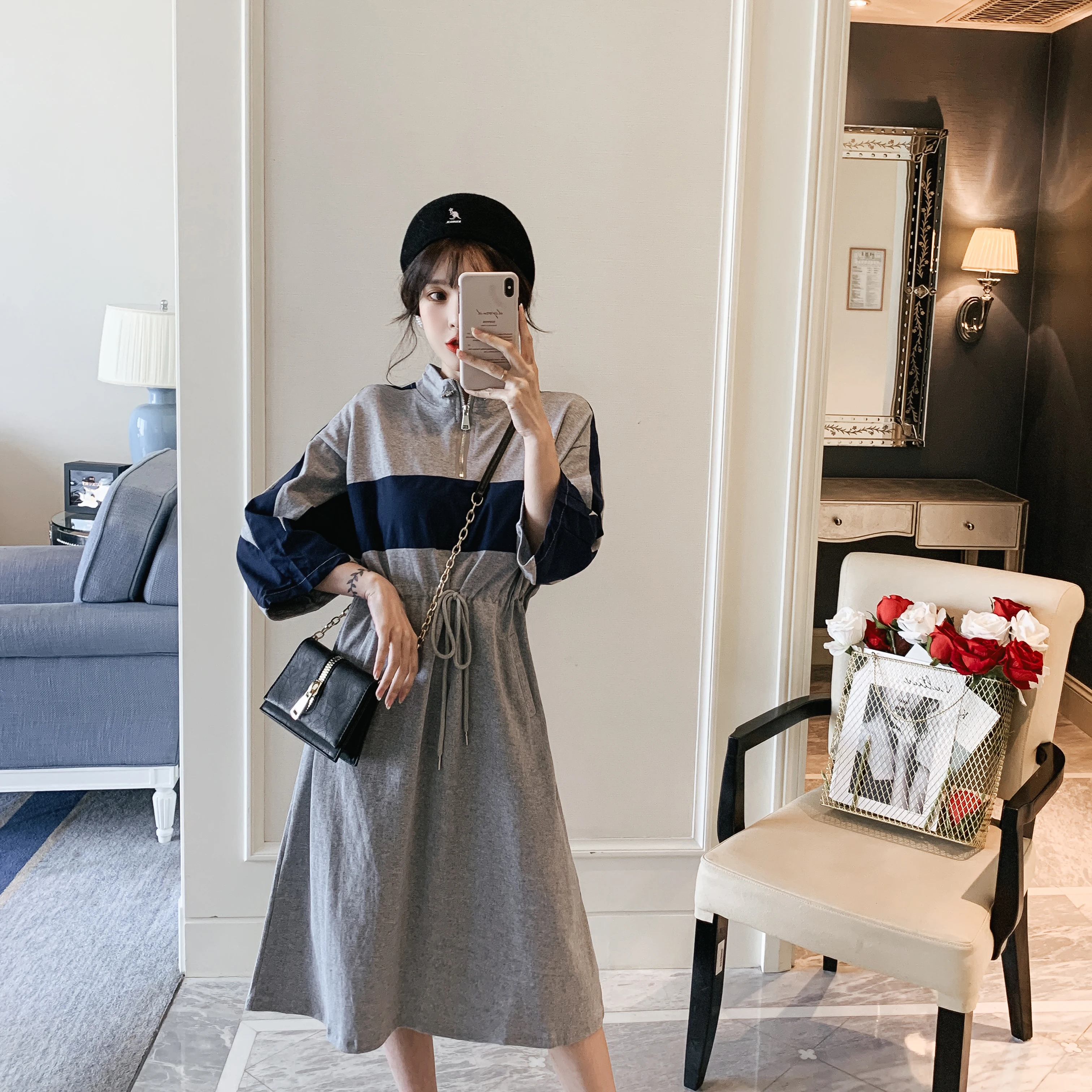 2020 новые весенние женские повседневные пикантные трикотажное платье для девочек