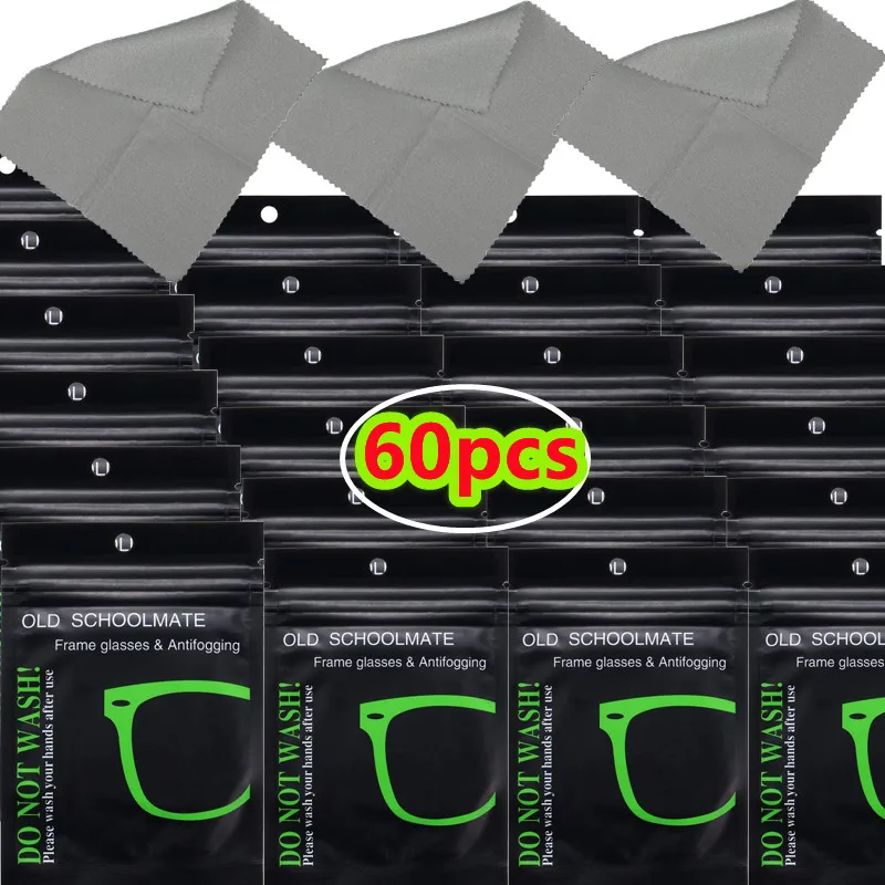 

60 шт. многоразовые противотуманные салфетки для очков предварительно увлажненная противотуманная салфетка для линз противотуманные салфетки для очков недорого