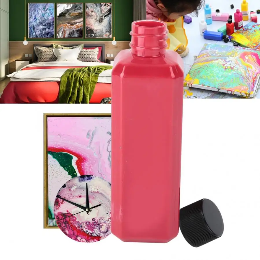 100 мл целлюлярная жидкая краска бутылка с пигментом упаковка дети сделай сам