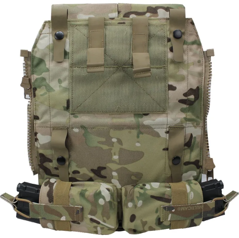 CPC / AVS / JPC Vest Three-Layer Backplane Bag Tactical Package Pack Zip-On Panel 3.0 Camouflage Equipment