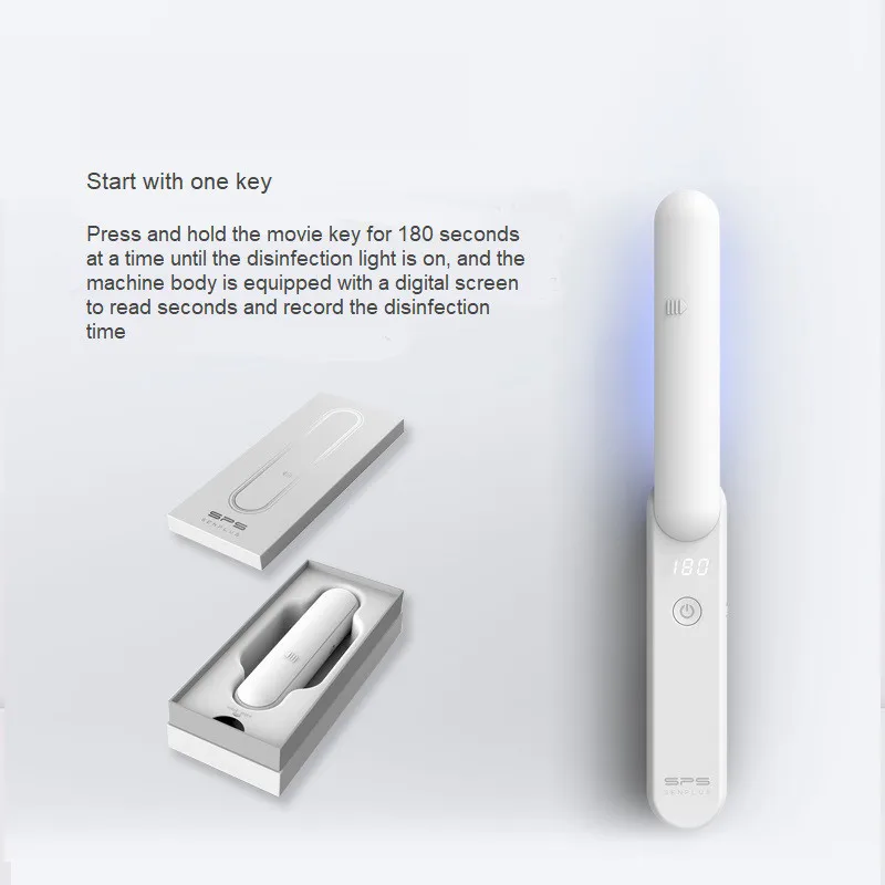 Портативный ультра-уф бактерицидный дезинфекционный светильник ручной 10 Вт