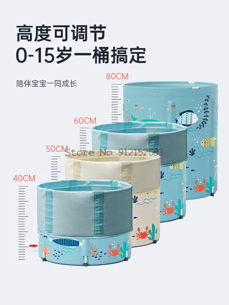 Детская ванна детская семейная Складная плавательная бассейн на все тело