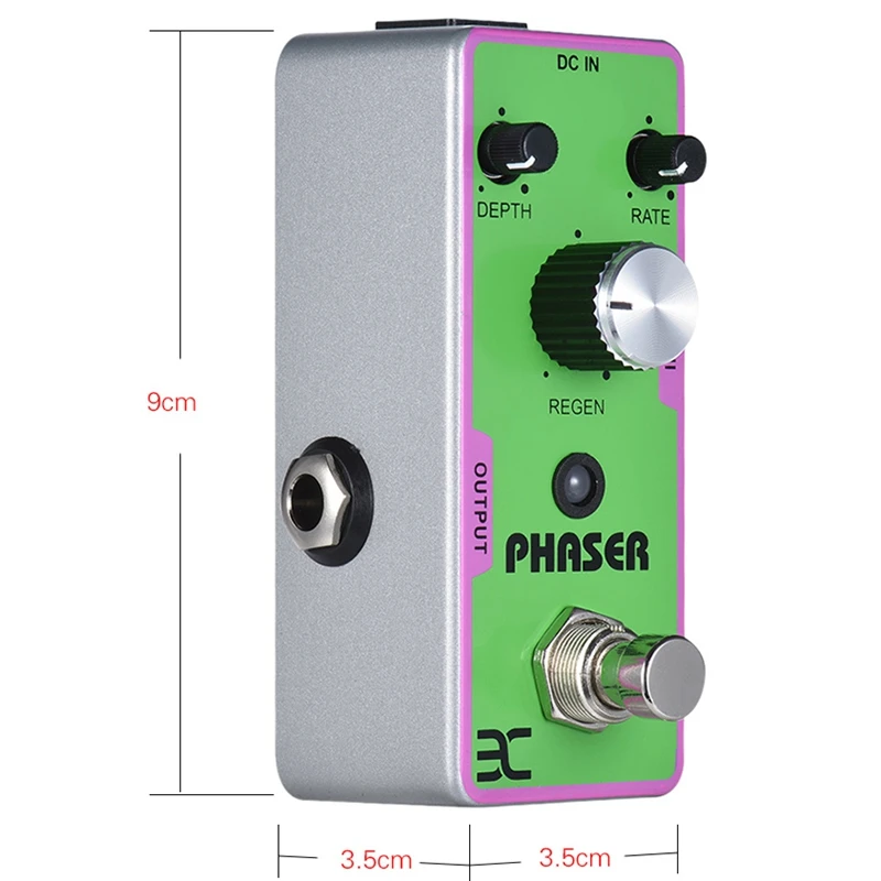 Eno Ex Tc-42 Phaser гитарный эффект педаль фазовой электрогитары полностью металлический корпус для гитары Запчасти и аксессуары