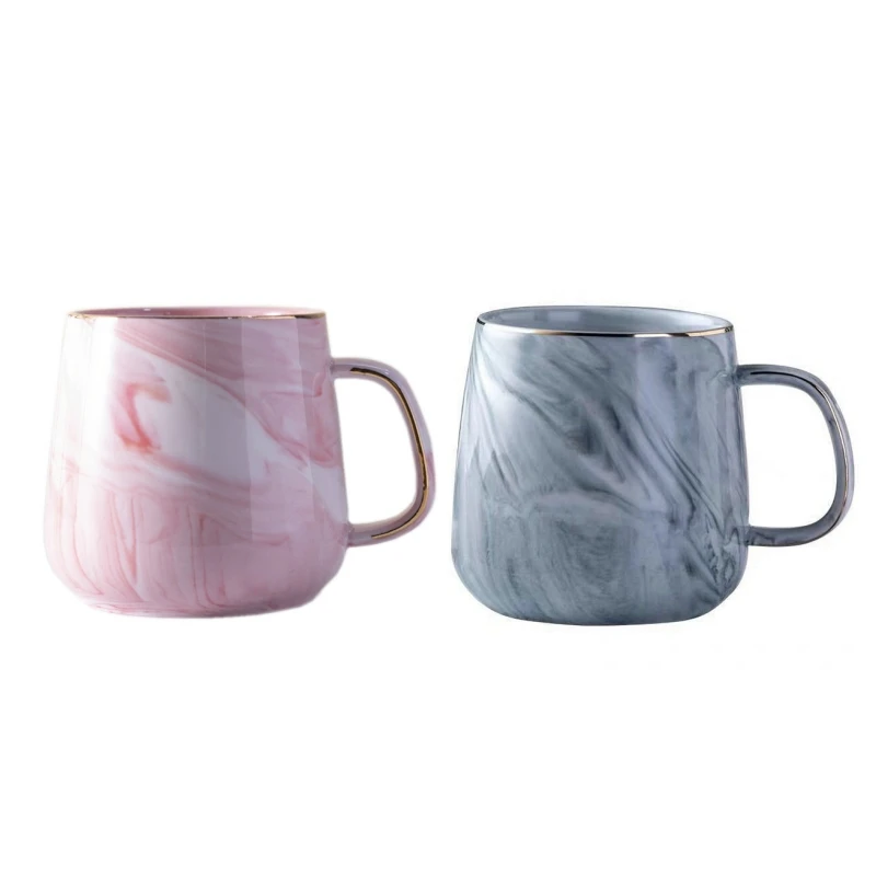 

Europe Ceramics Coffee Mugs Marble Grain Ceramics Coffee Mugs Milk Mug Tea Cup Breakfast Water Mug Creative Lovers Cup