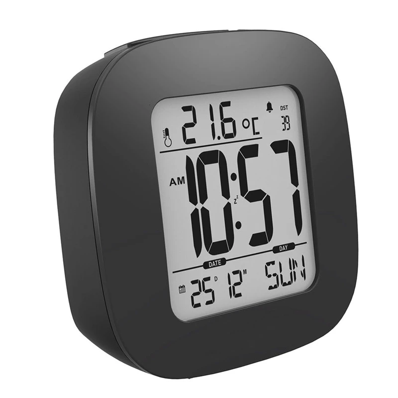Фото Baldr Мини ЖК цифровой будильник с термометром Настольный Повтор Календарь Таймер