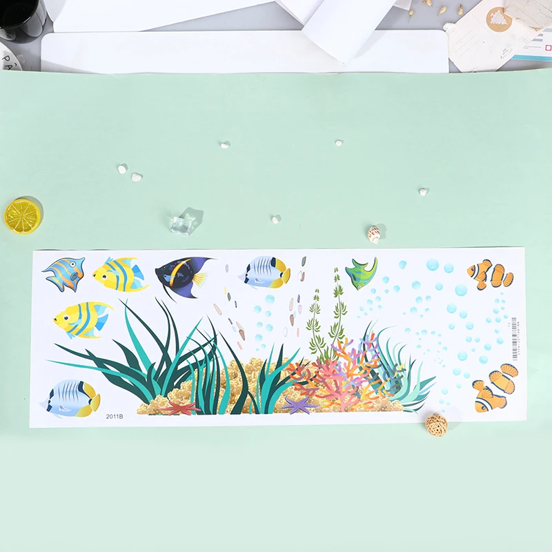 

1 PCS Diy Tropivsl Fish Nursery Room Wall Sticker Decal Removable Art Kids 3D Stickers