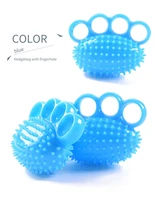 manufacturer wholesales high quality tpr environmental protection 4 finger fitness needle ball palm training rehabilitation ball