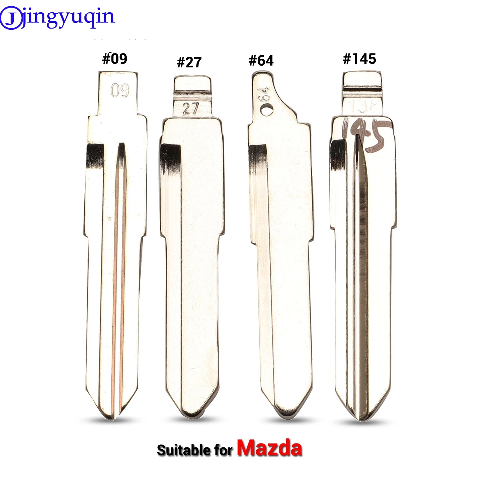 

jingyuqin #09 27 64 145 Blade Remote For Mazda Blade Replacement Car Uncut Blank Key Blade For Mazda 3 5 6 Familia