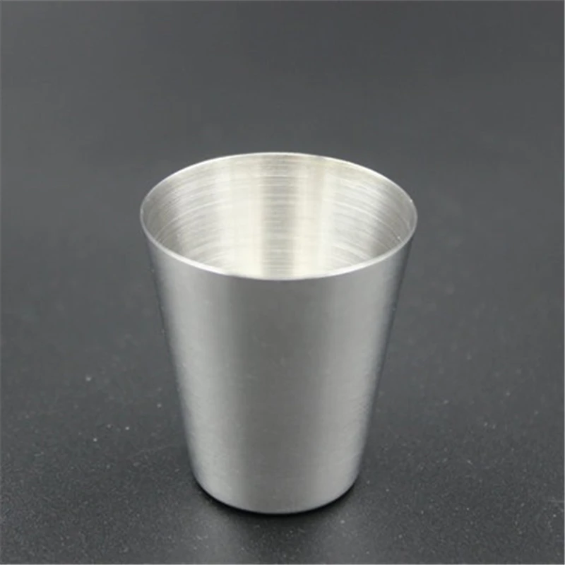 4 шт./компл. мини 30 мл портативные винные чашки из нержавеющей стали Питьевая