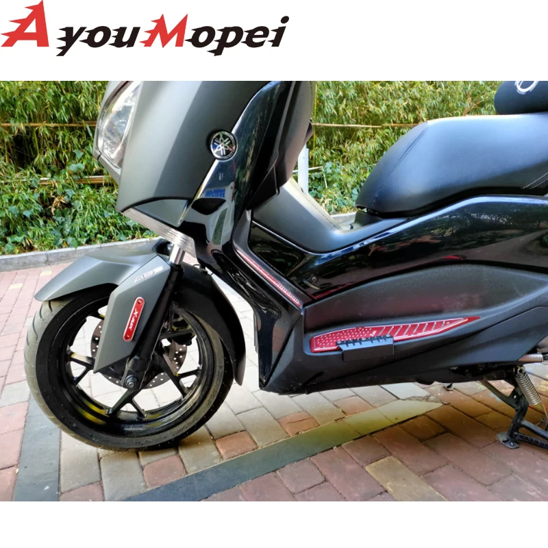 

For Yamaha Xmax250 Xmax300 2017-2020 CNC Footrest Pedal Front Rear Footboard Step Foot Rest Plate Pad Xmax 250 300 Scooter Motor