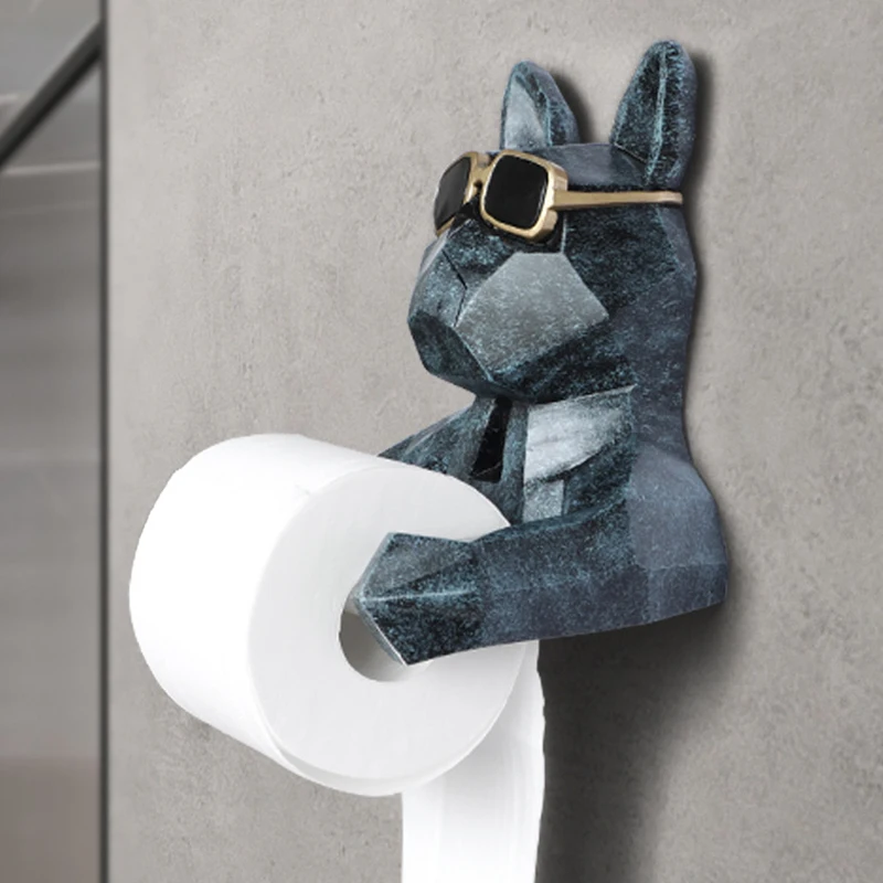Мультяшная голова животного Статуя Статуэтка висячий держатель салфетки