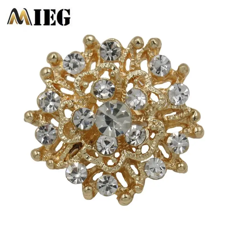 MIEG брендовая позолоченная прозрачная кристальная Стразы Bijoux маленькая 1