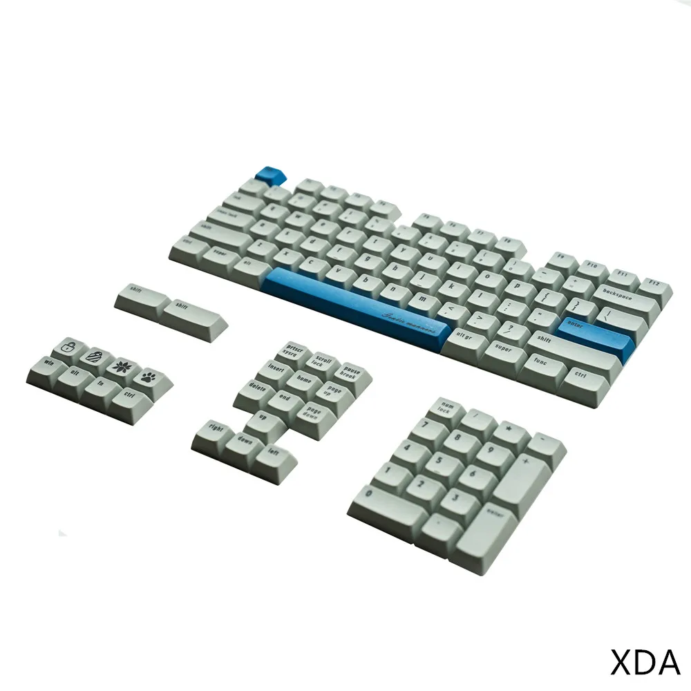 Механическая раскладная клавиатура колпачки для ключей PBT XDA профильная красящая