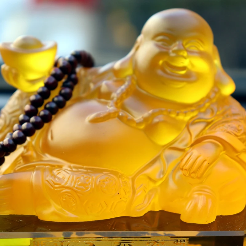 

Creative Car Mounted Buddha Ornaments For Dashboard Air Freshner Perfume Seat For Car Interior Decoration Accessories 1PC
