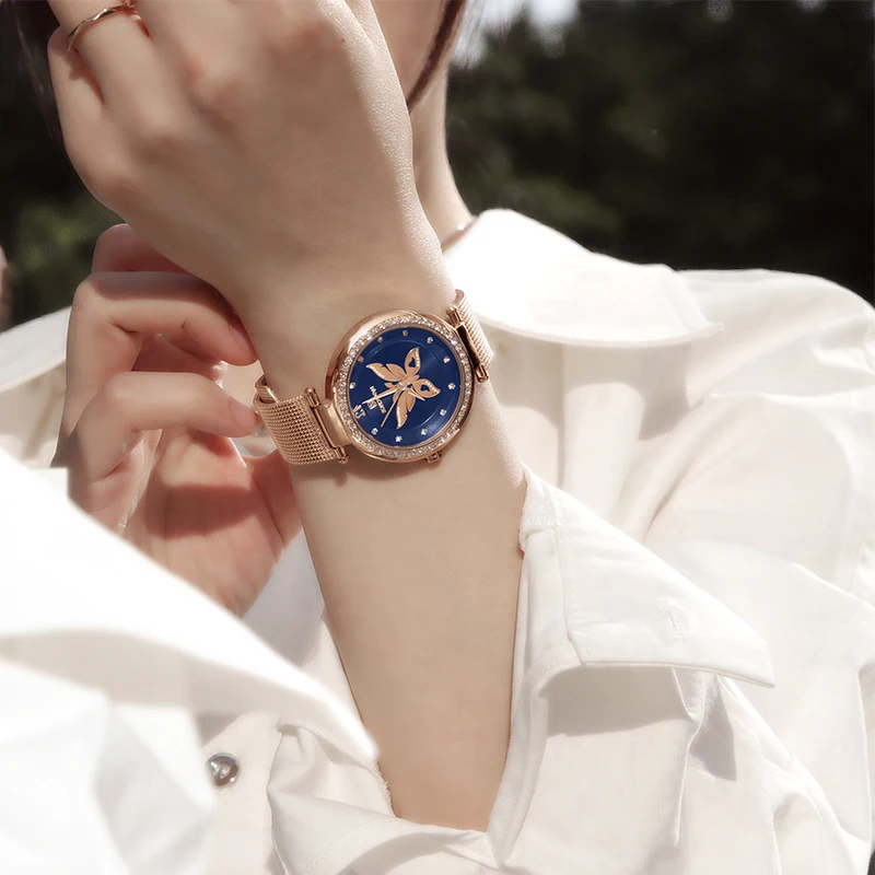 Часы наручные NAVIFORCE женские кварцевые модные люксовые простые элегантные с