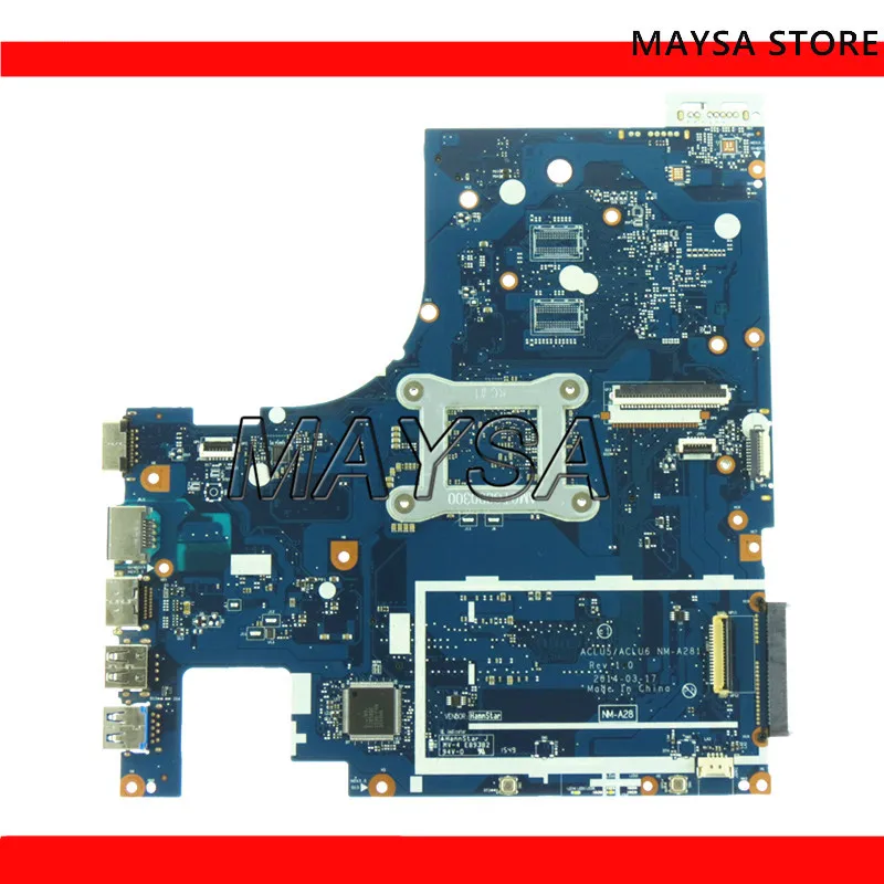 Системная плата DDR3 REV: 1 0 подходит для материнской платы ноутбука Lenovo NM-A281