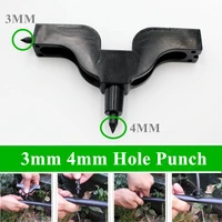 1pc drip practical plastic hole puncher manual home easy apply hose fitting garden irrigation powerful drilling tool dual tip