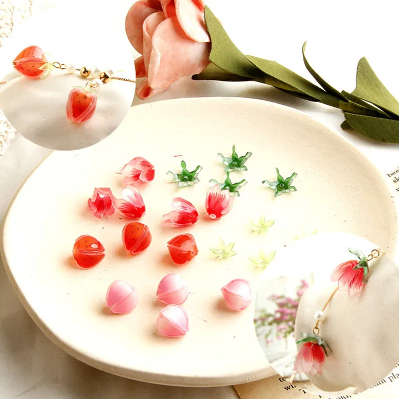 Супер милые прекрасные цветы листья японские серьги в форме сердца для девочек