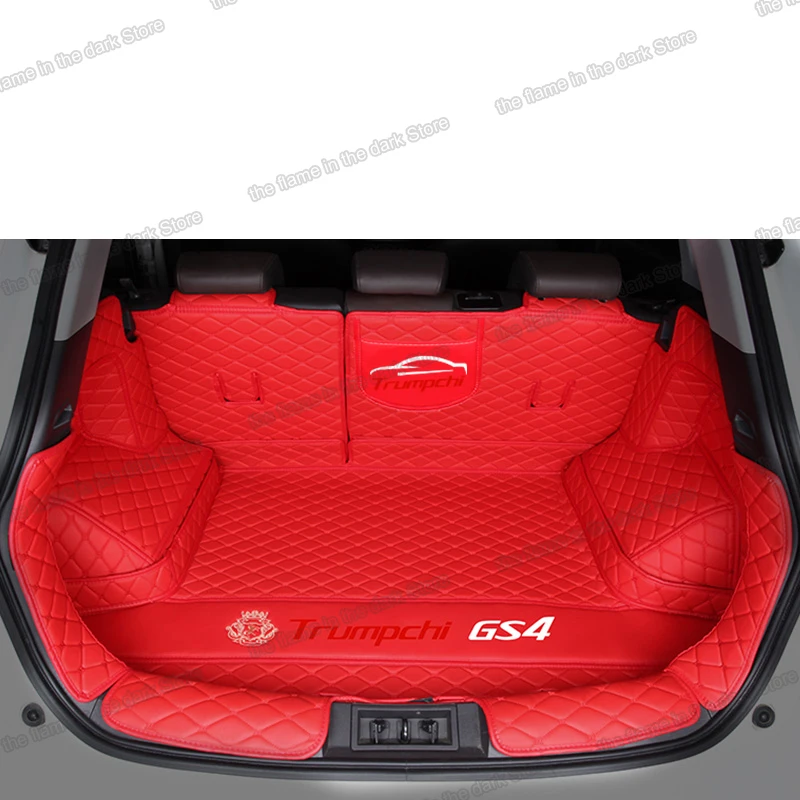 

lsrtw2017 leather car trunk mat for trumpchi Gac gs4 2015 2016 2017 2018 2019 suv cargo liner accessories interior boot gac