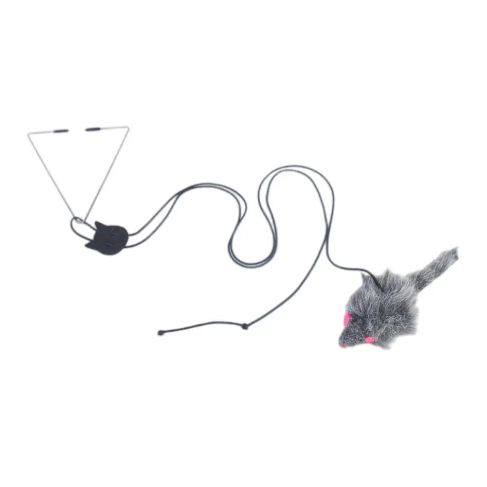 

Cat Scratch Rope Door hung Interactive Cat Rope Teaser Toy with Plush Mouse Doll for Funny Exercise Stimulating Play