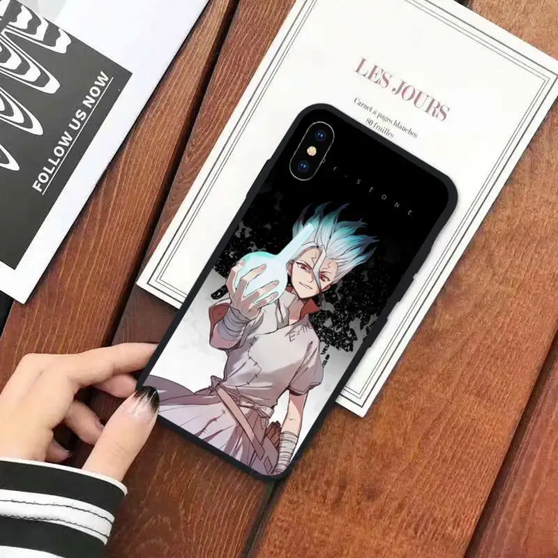 

Japan Anime Comics Dr.STONE poster Phone Case for iPhone 11 12 mini pro XS MAX 8 7 6 6S Plus X 5S SE 2020 XR